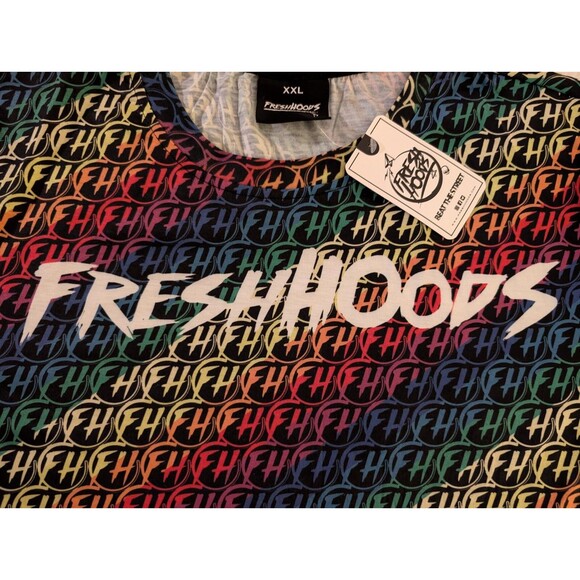 Fresh Hoods 3D Rainbow Pride Shirt Size 2XL Brand New! - Picture 2 of 12